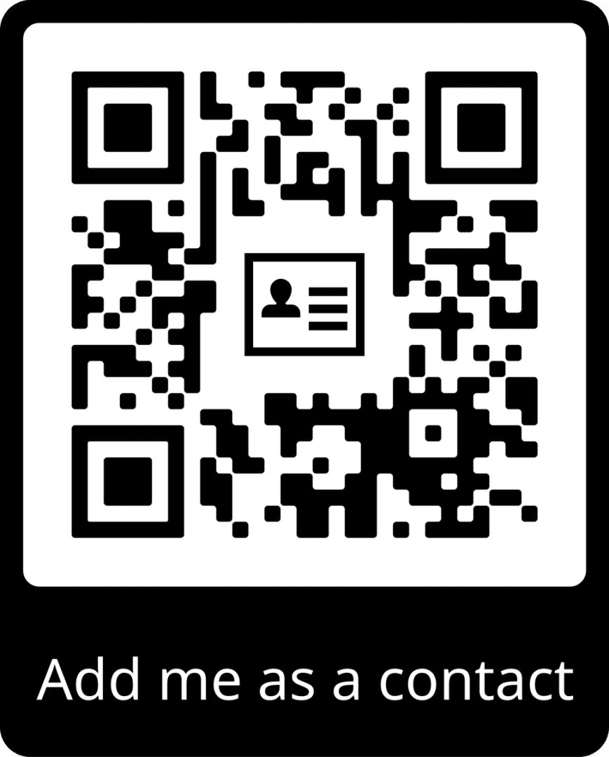 A qr code with an image of a person 's picture.